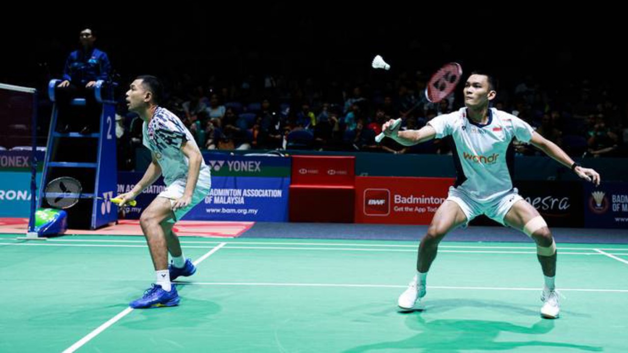 Malaysia Open 2026: Fajar/Fikri Susah Payah Kalahkan si Kembar Lee