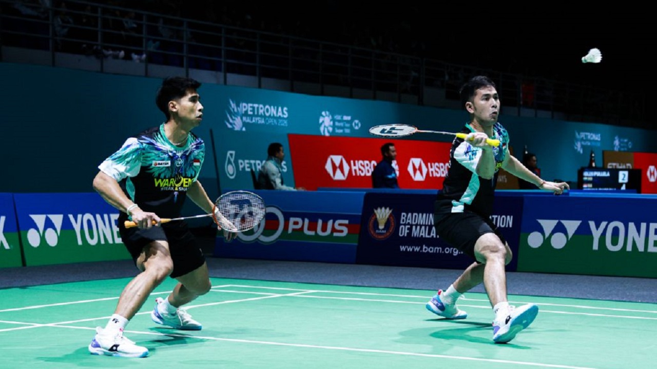 Sabar/Reza sumringah bisa menangi laga pembuka di Malaysia Open 2026.