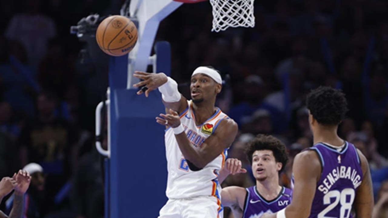 Thunder Tumbangkan Jazz untuk Hentikan Kekalahan Beruntun