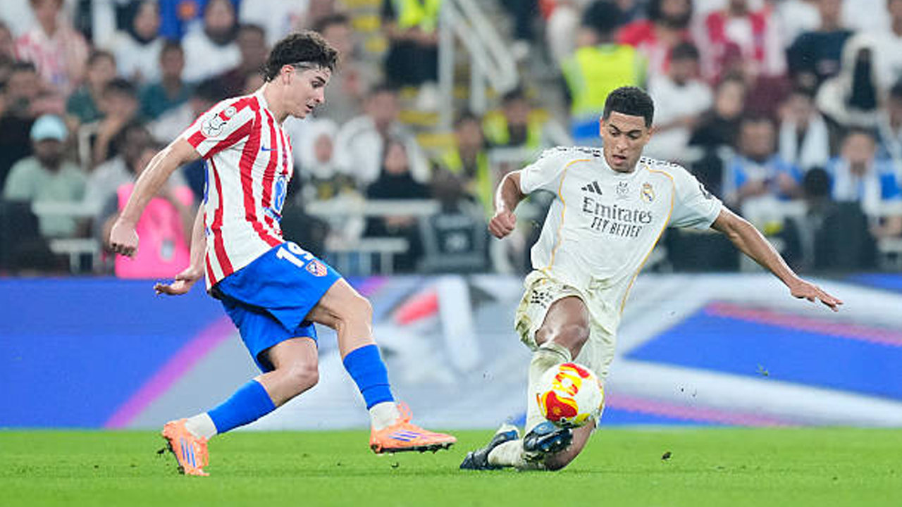 Hasil Pertandingan Piala Super Spanyol: Atletico Madrid 1-2 Real Madrid