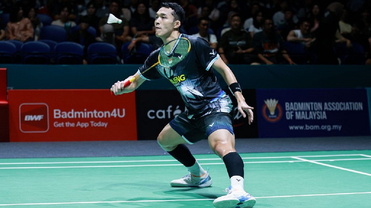 Jonatan Christie puas bisa kalahkan Kodai Naraoka.