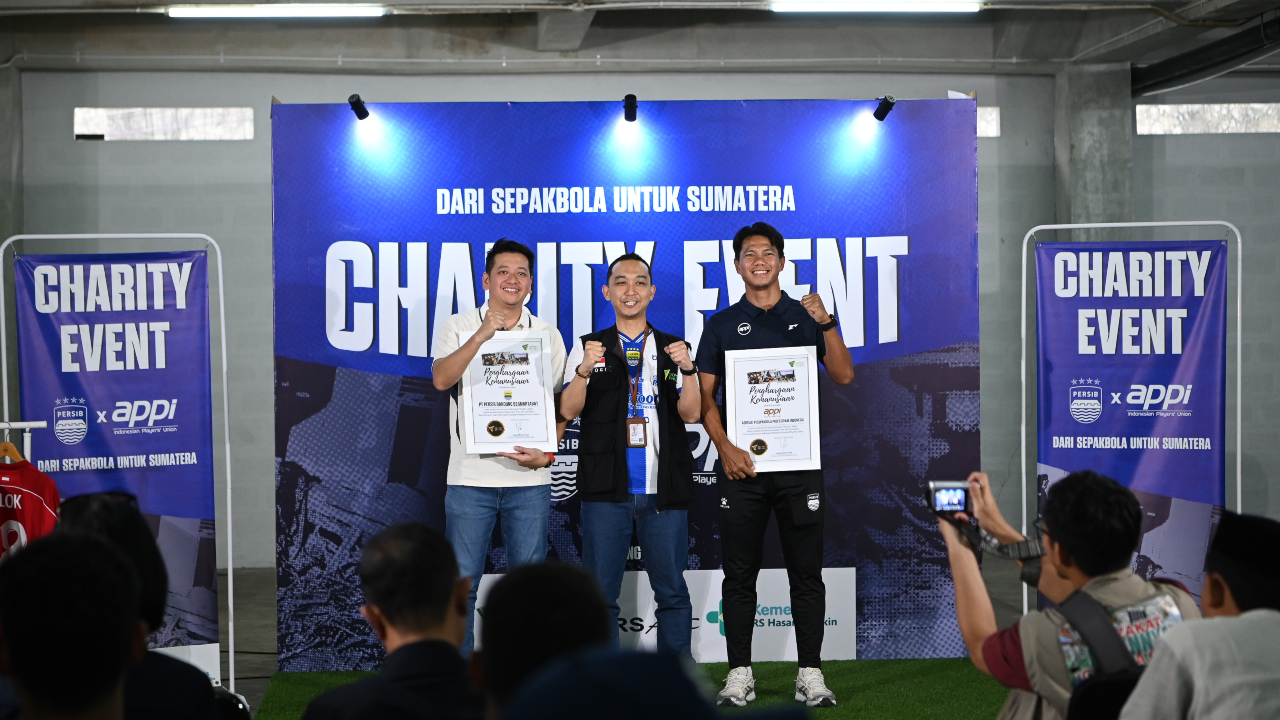 Persib dan APPI Gelar Charity Event Untuk Sumatra dan Aceh