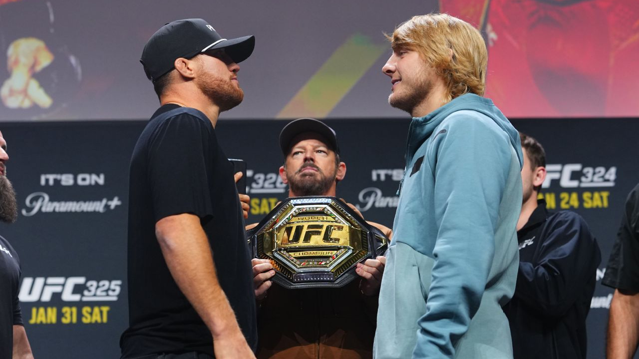 Justin Gaethje (kiri) dan Paddy Pimblett. (Foto: Fight TV)