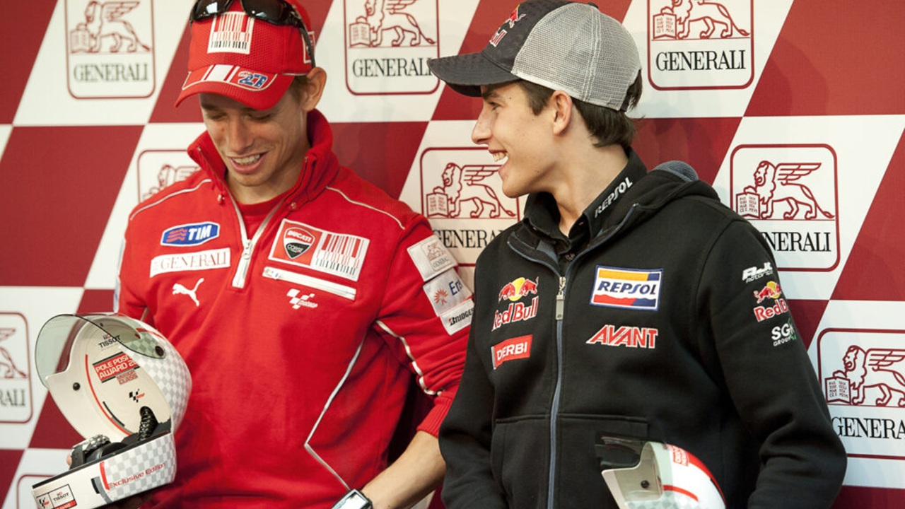 Marc Marquez dan Casey Stoner