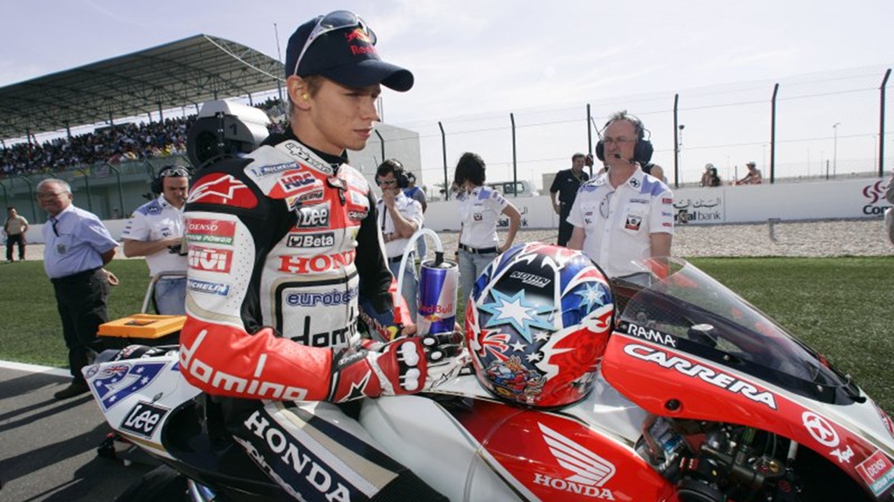 Casey Stoner saat debut bersama Honda di MotoGP 2006