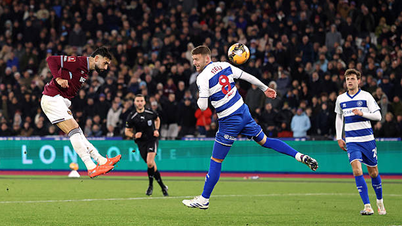 Gol Extra Time Castellanos Antar West Ham United Singkirkan QPR di Piala FA
