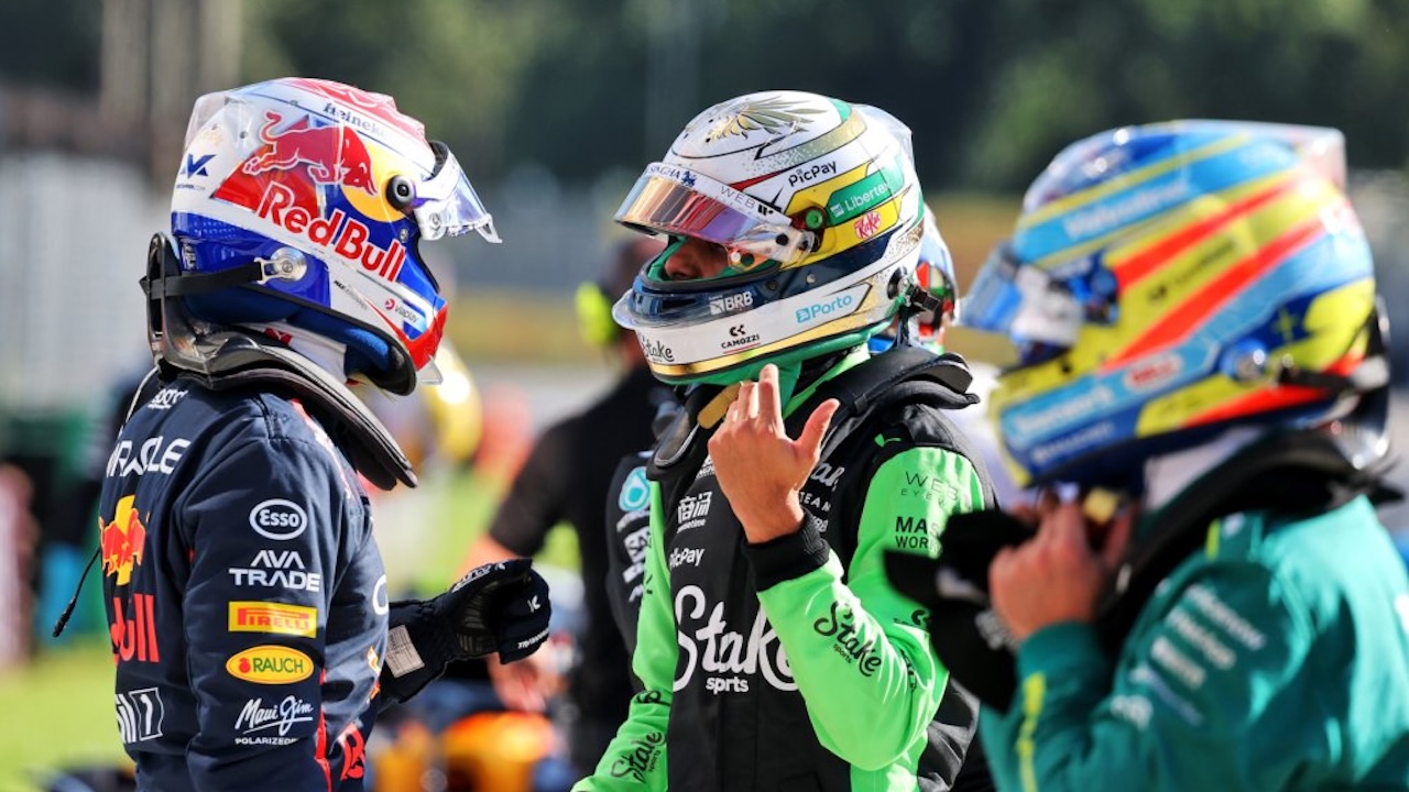 Gabriel Bortoleto, Max Verstappen