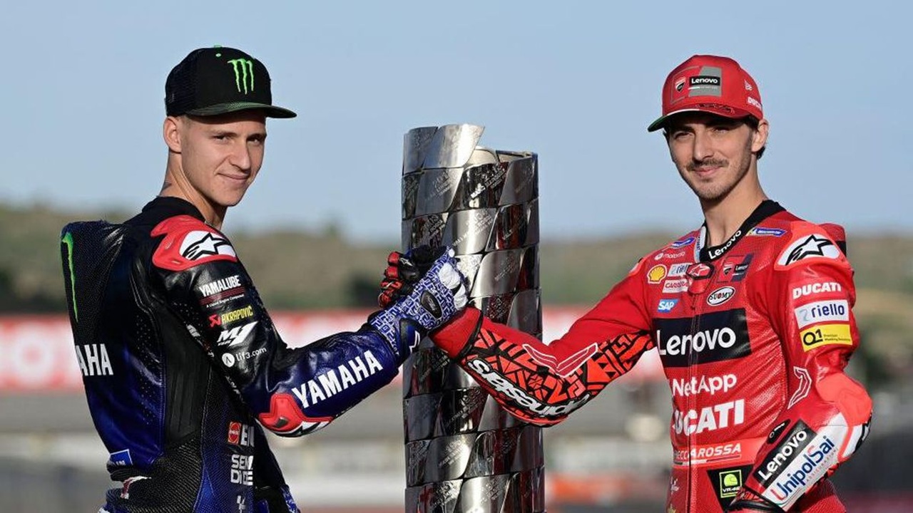 Francesco Bagnaia dan Fabio Quartararo
