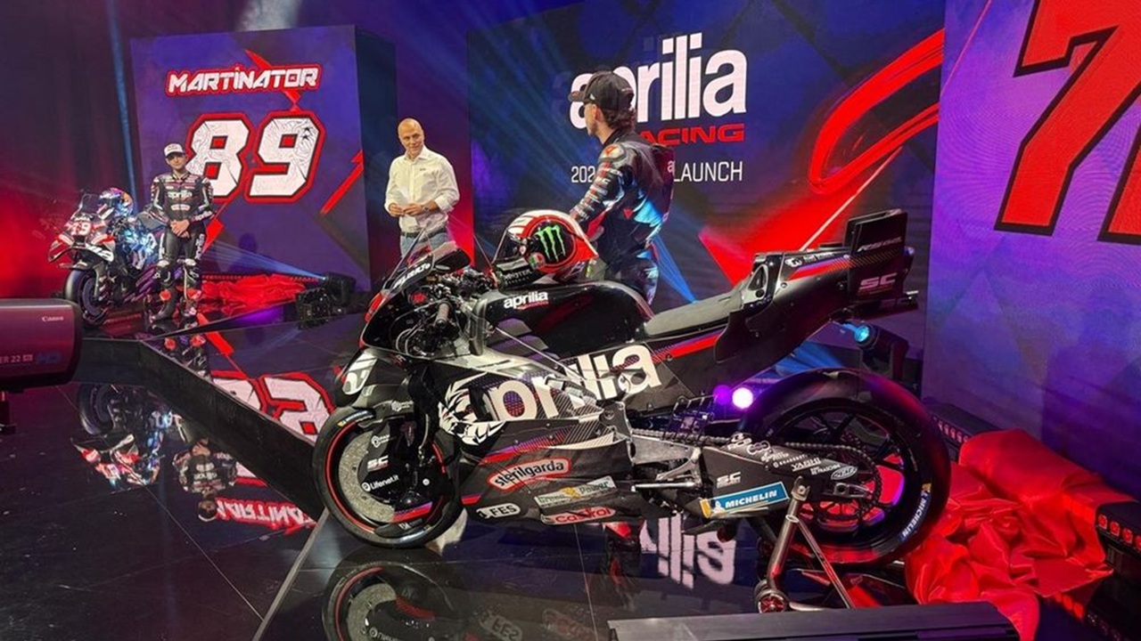 Aprilia luncurkan livery baru untuk MotoGP 2026