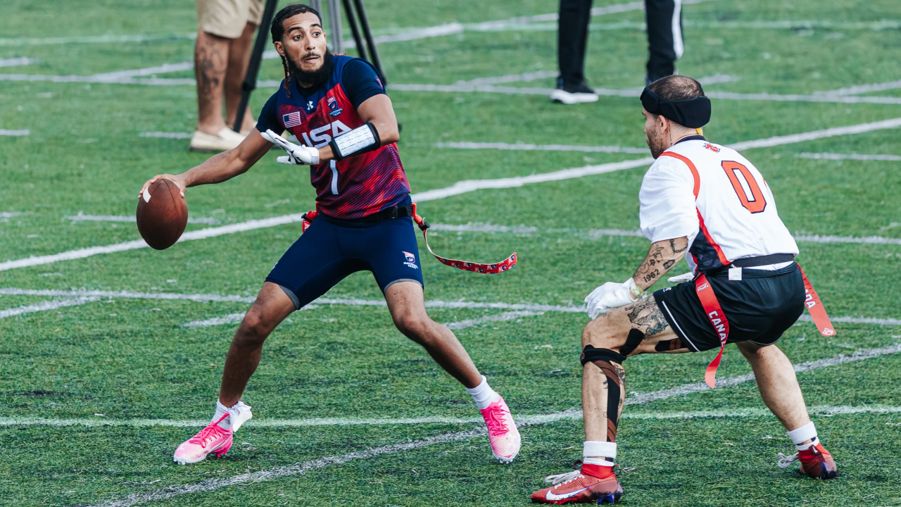 Pertandingan eksibisi flag football ini akan digelar pada 5 Februari di Moscone Center, San Francisco, sebagai bagian dari rangkaian Super Bowl Experience fan fest. (Foto: AP)
