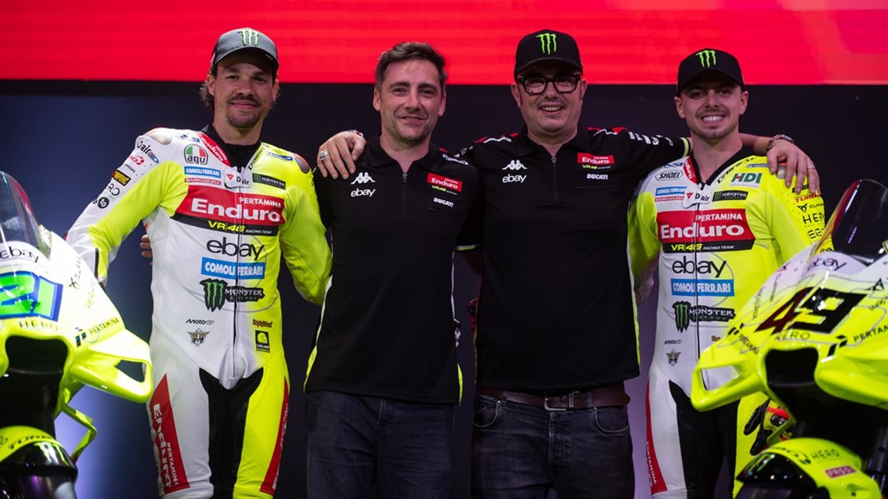 Fabio Di Gianantonio, Franco Morbidelli dan Alessio Uccio Salucci VR46 Racing