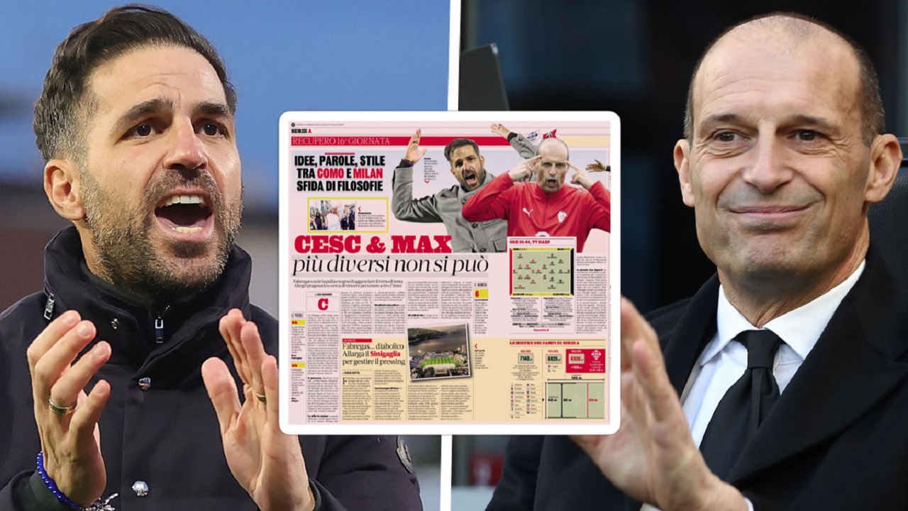 Cesc Fabregas vs Max Allegri