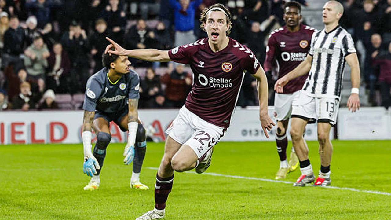 Hearts Tak Terbendung di Liga Skotlandia, Kalahkan St Mirren 2-0