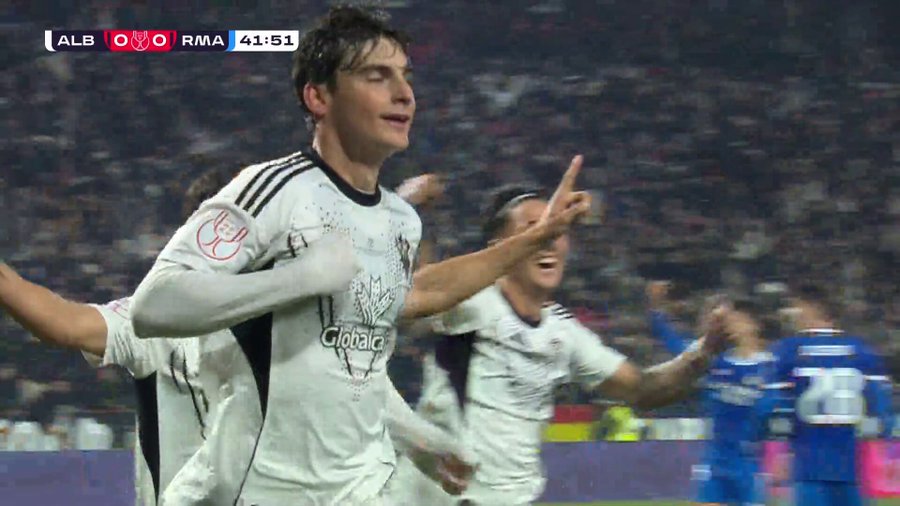 Albacete Unggul, Real Madrid Samakan Kedudukan - sumber: (footballespana)