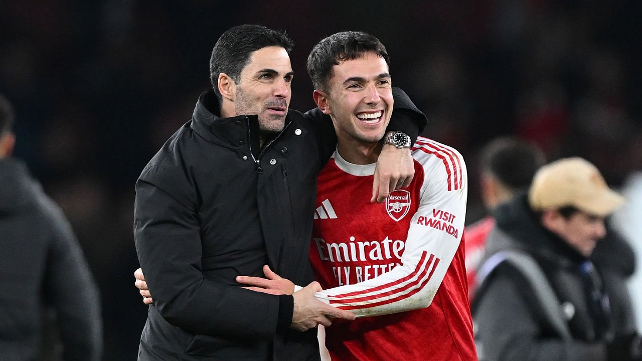 Mikel Arteta dan Martin Zubimendi