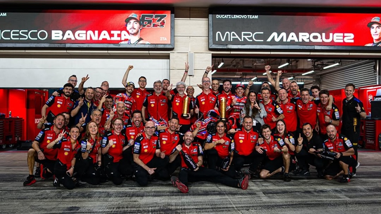 Francesco Bagnaia dan Marc Marquez