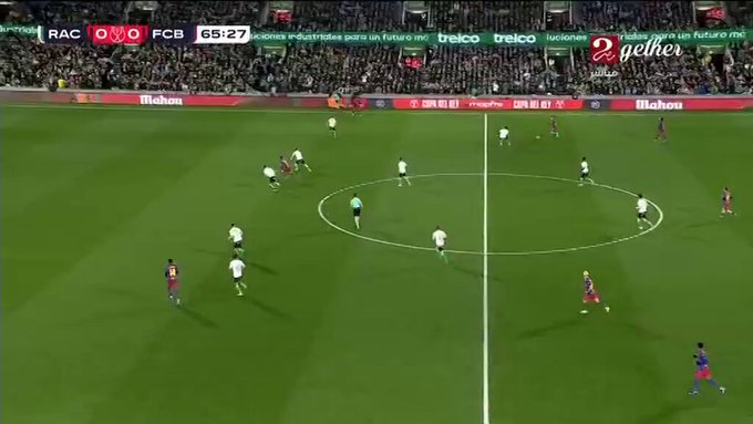 Ferran Torres Bawa Barcelona Unggul atas Racing Santander - sumber: (footballespana)