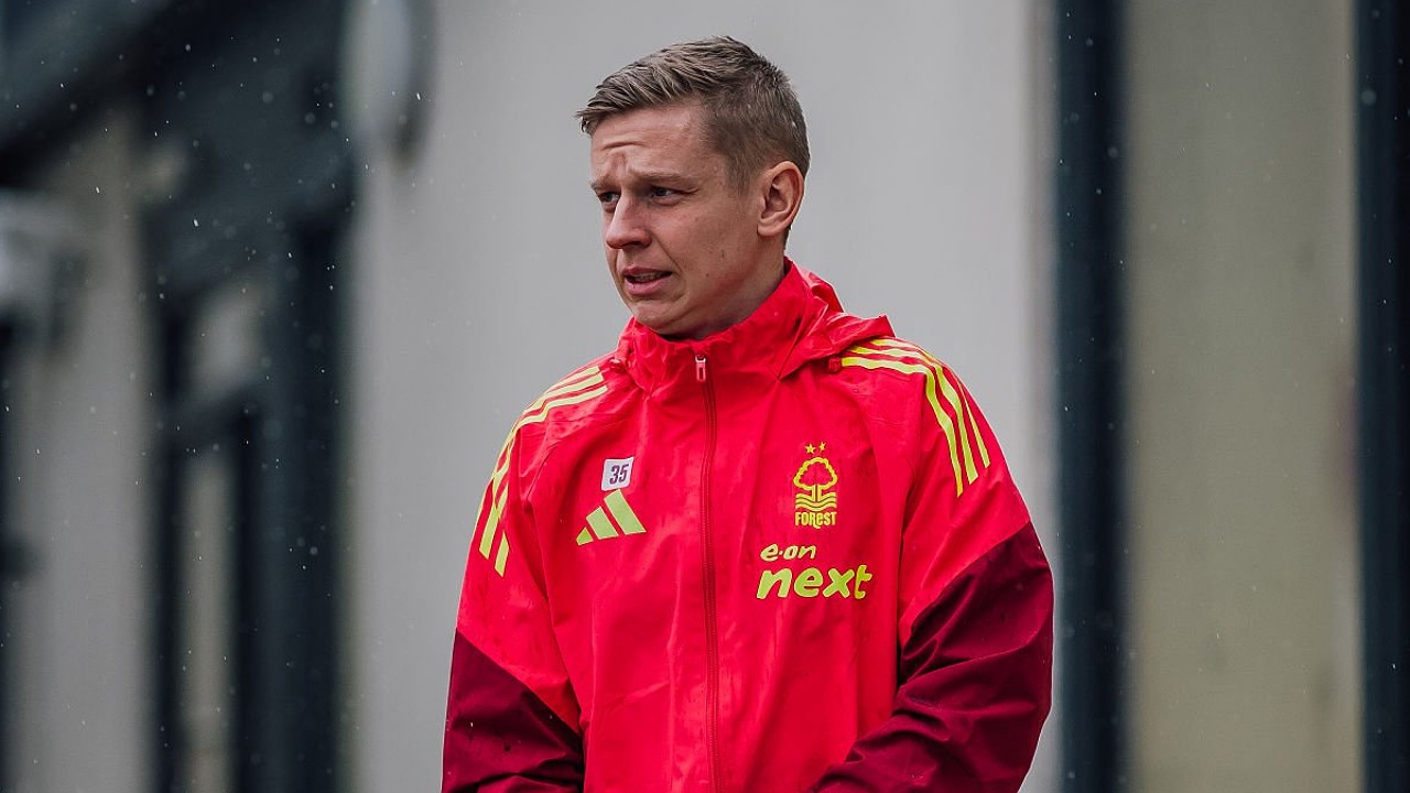 Oleksandr Zinchenko gagal bersinar di Nottingham Forest