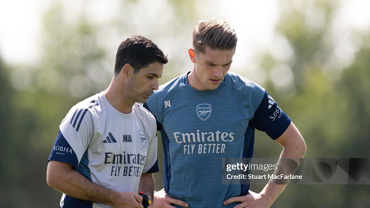 Mikel Arteta dan Viktor Gyokeres