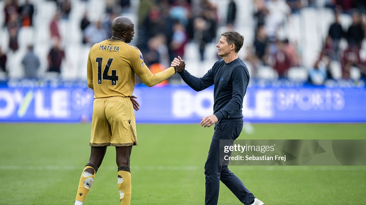 Jean-Philippe Mateta dan Oliver Glasner