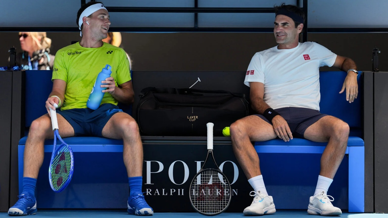 Reaksi Casper Ruud Usai Kalah Dari Roger Federer Di Melbourne