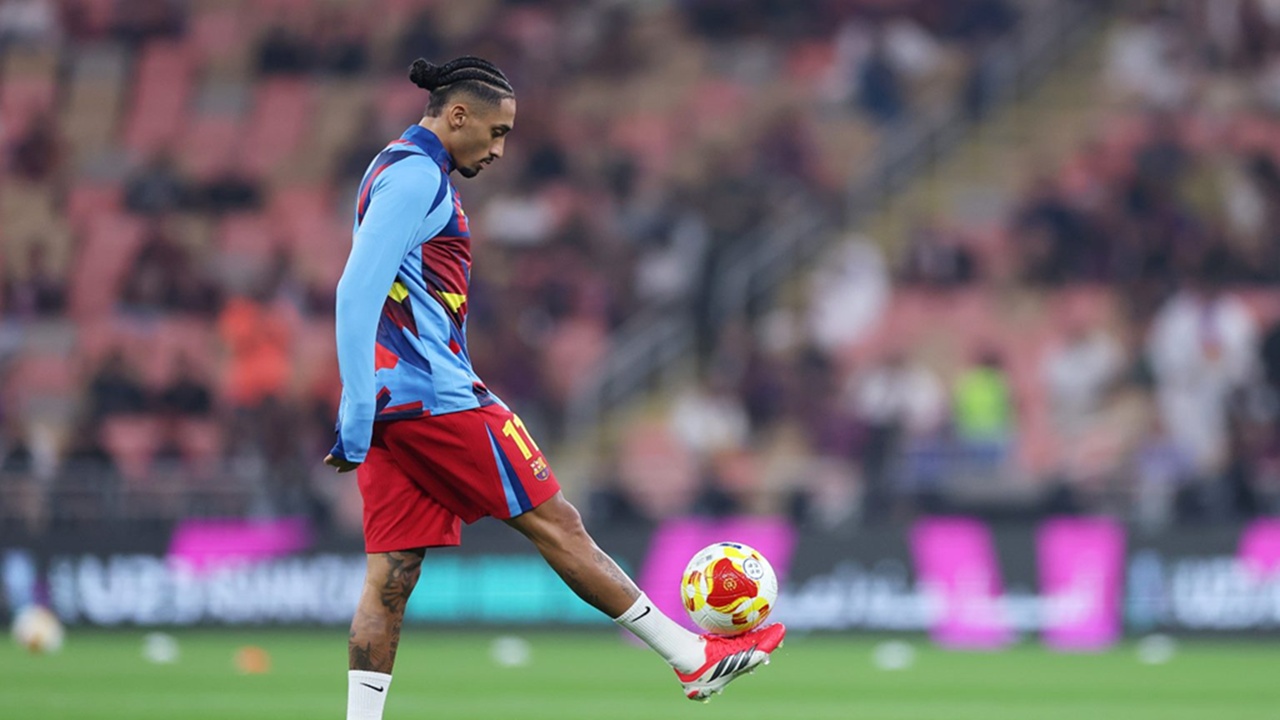 Barcelona vs Slavia Prague:  Raphinha kembali berlatih