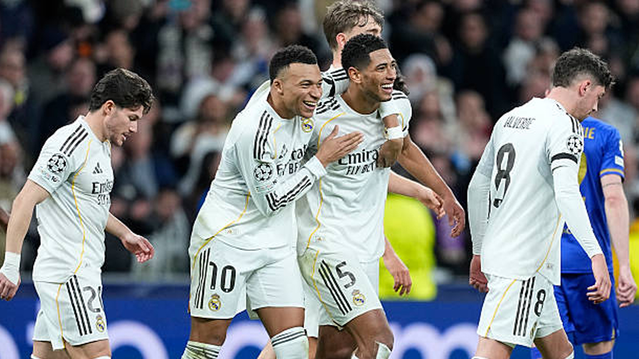 Hasil Pertandingan Liga Champions: Real Madrid 6-1 AS Monaco