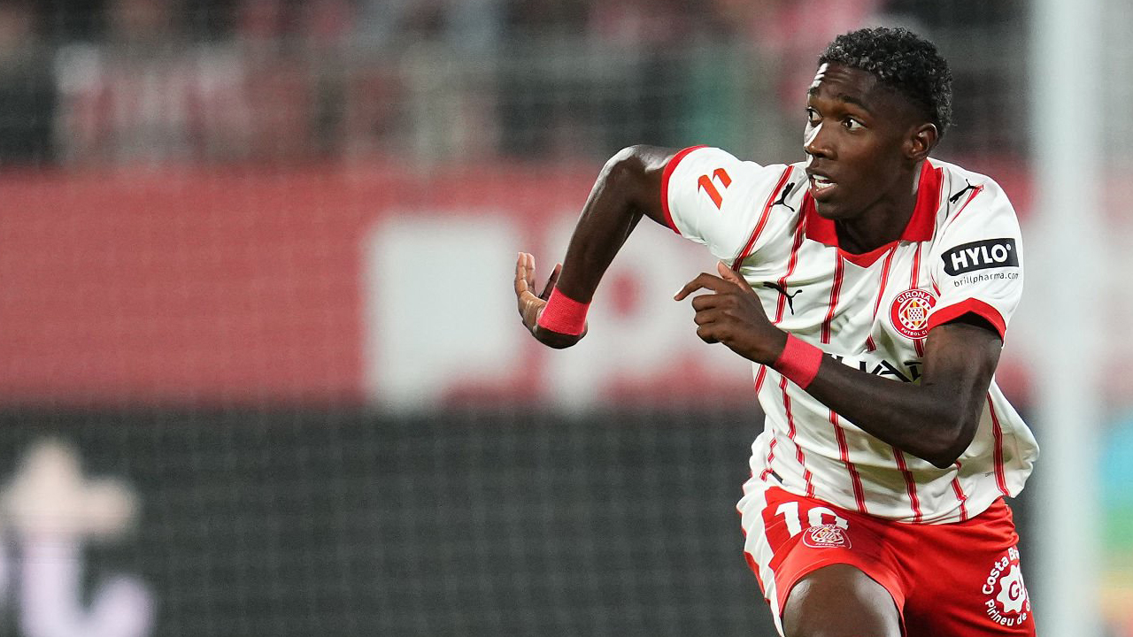 Gelandang Girona, Yaser Asprilla.