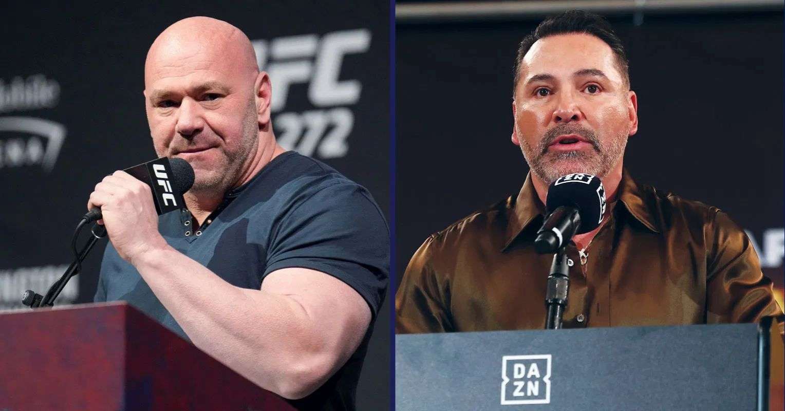 Dana White Balas Oscar De La Hoya Jelang Pertarungan Debut - sumber: (secondsout)
