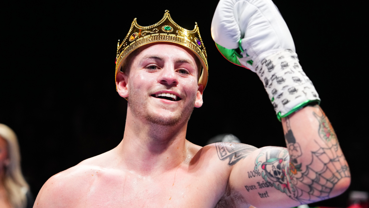 Callum Walsh akan menghadapi Carlos Ocampo dalam laga 10 ronde kelas menengah di Meta Apex, Las Vegas, pada Jumat (23/1) malam waktu setempat. (Foto: Fight TV)