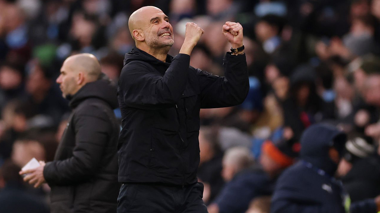 Pelatih Manchester City, Pep Guardiola.