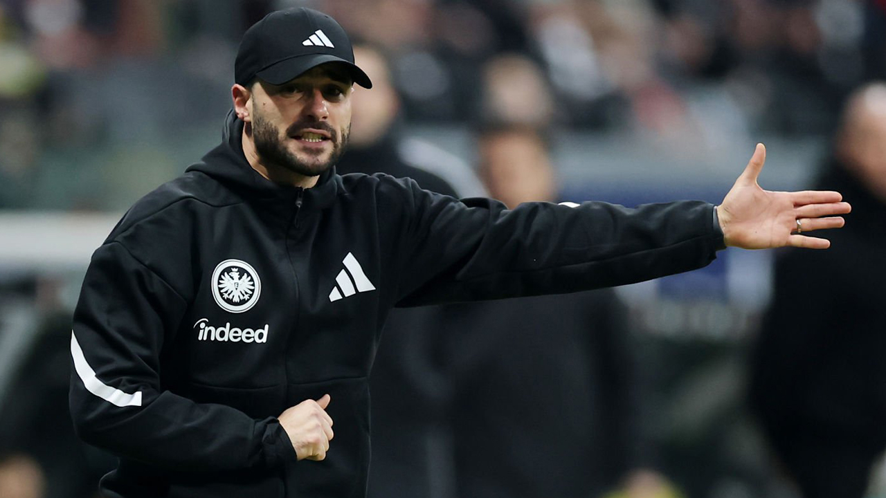 Pelatih interim Eintracht Frankfurt, Dennis Schmitt.