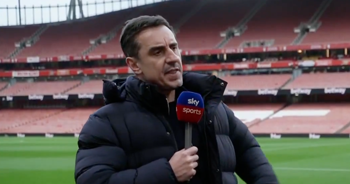 Pernyataan Gary Neville Soal Arsenal Picu Reaksi Fan Man United - sumber: (footballlondon)
