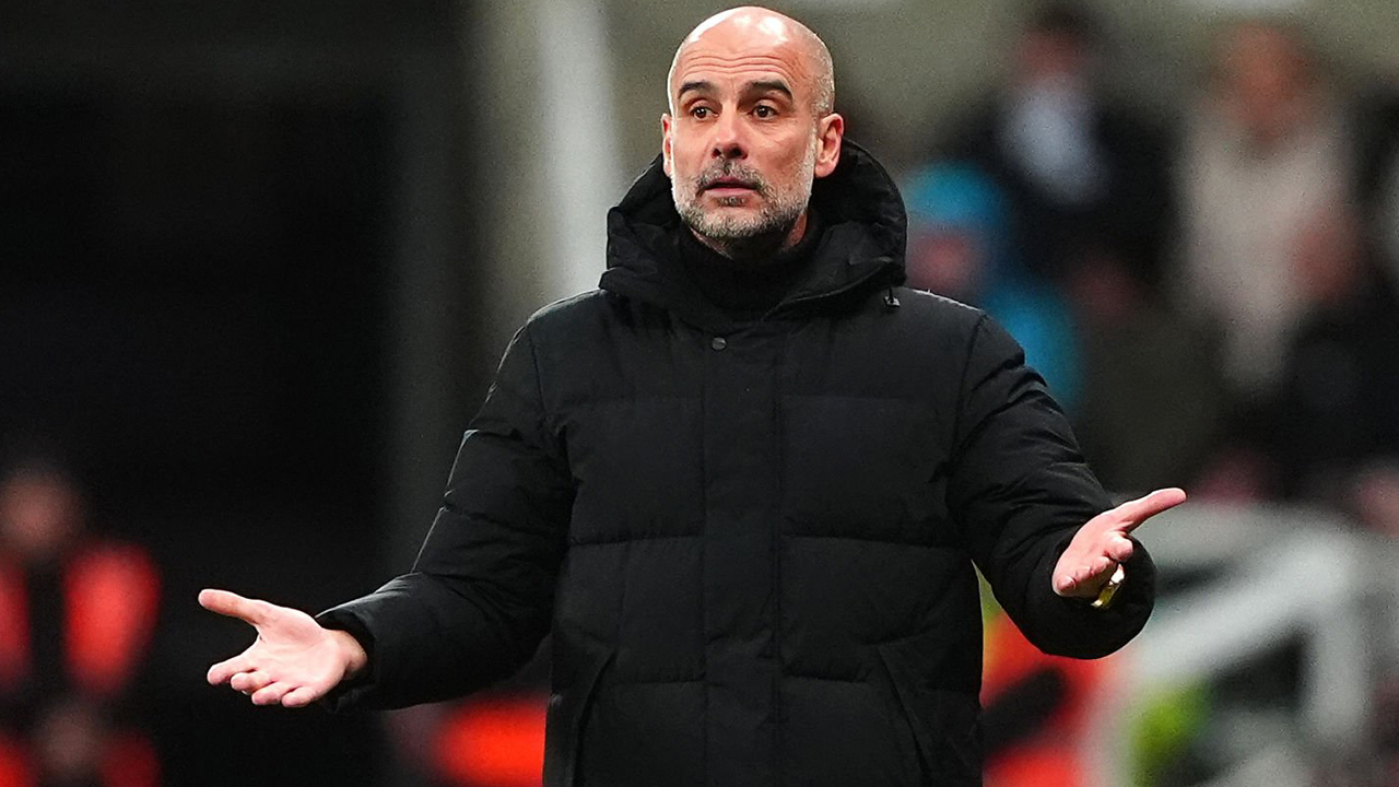 Pelatih Manchester City, Pep Guardiola.