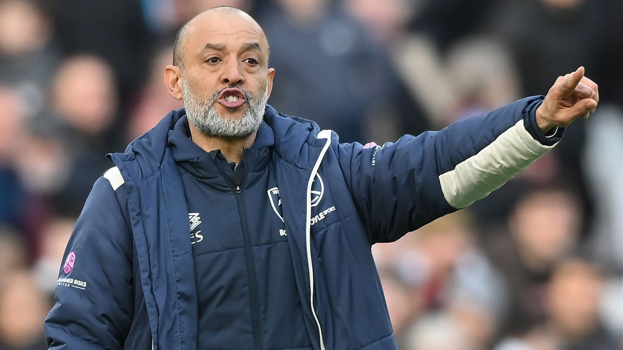 Pelatih West Ham United, Nuno Espirito Santo.