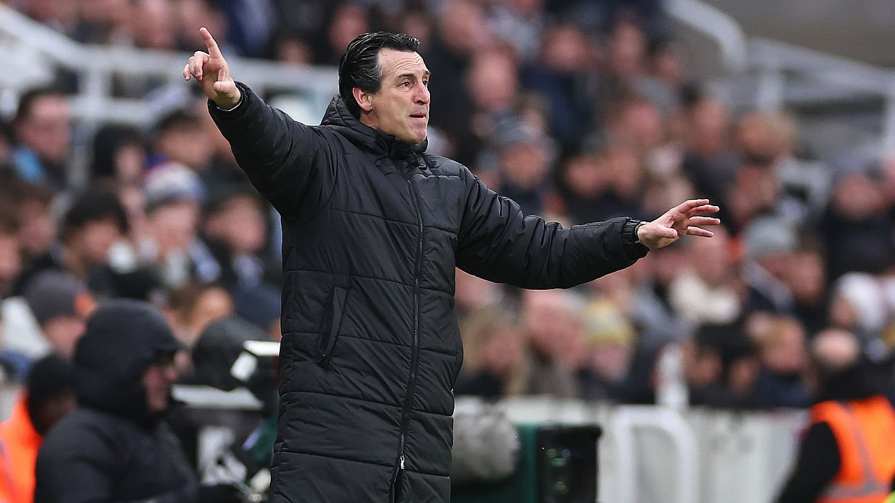 Pelatih Aston Villa, Unai Emery.