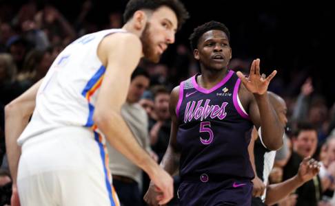 Anthony Edwards Kembali Gemilang, Wolves Beri Thunder Kekalahan Ketiga