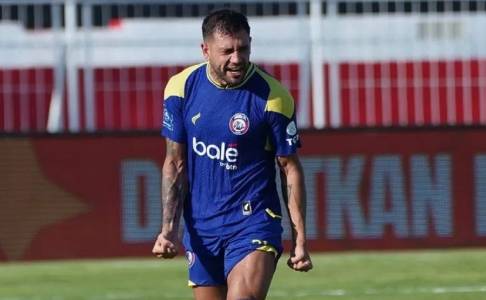 Ian Puleio Cetak Gol Debut, Janjikan Performa Lebih Baik Bersama Arema FC