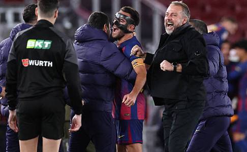 Penampilan vs Atletico Berbeda, Barcelona Tuai Pujian Tinggi dari Flick