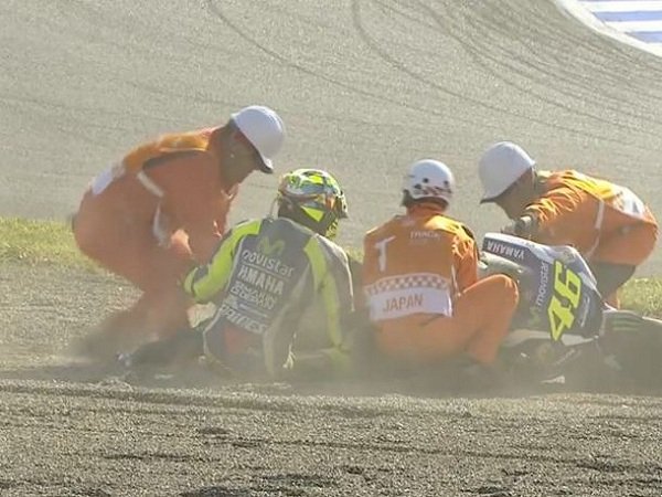 Berita MotoGP Terbaru: Alami Kecelakaan Di Grand Prix Jepang, Ada Apa Dengan Rossi?