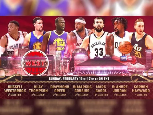 Ragam Basket: Profil 7 Pemain Cadangan Tim Barat Untuk NBA All-Star Game 2017