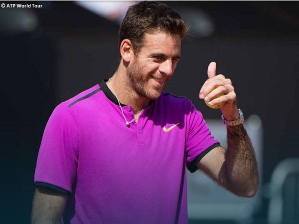 Berita Tenis: Juan Martin Del Potro Sisihkan Petenis Tuan Rumah Di Lyon