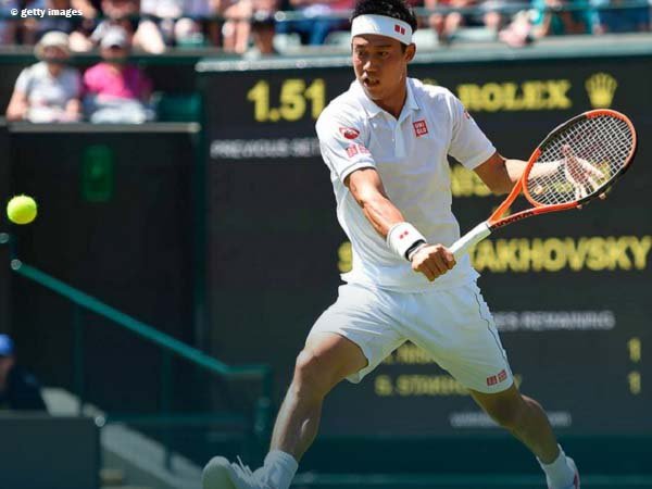 Hasil Wimbledon: Kei Nishikori Terhindar Dari Kekalahan