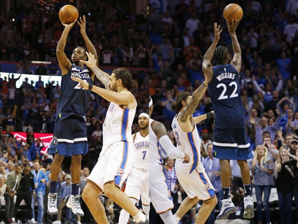 Tembakan 'Buzzer-Beater' Wiggins Benamkan OKC Thunders