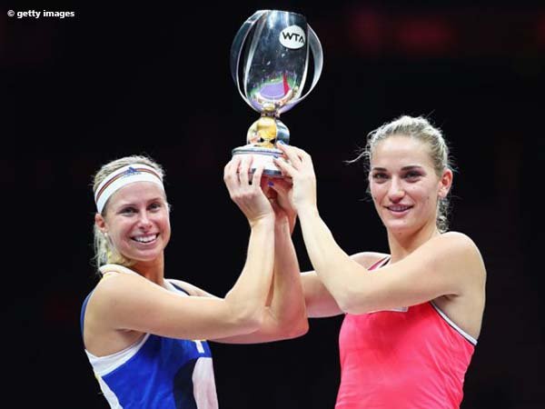 Andrea Hlavackova Dan Timea Babos Juarai Nomor Ganda Di Singapura