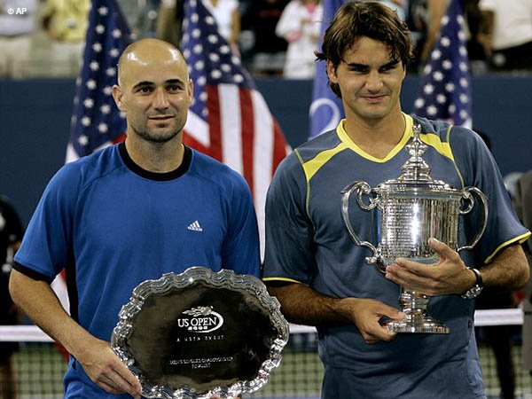 Roger Federer Dan Andre Agassi Termasuk Atlet Dengan Pendapatan Tertinggi Sepanjang Masa