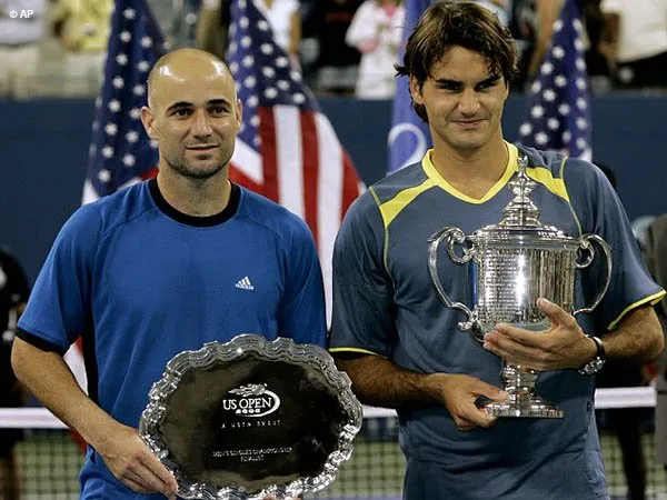 Roger Federer Dan Andre Agassi Termasuk Atlet Dengan Pendapatan Tertinggi Sepanjang Masa