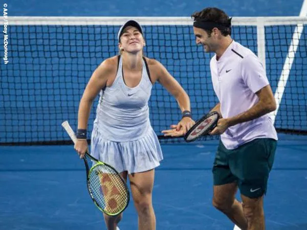 Roger Federer Dan Belinda Bencic Lolos ke Final Hopman Cup