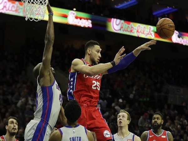 Bermain Trengginas, Philadelphia 76ers Benamkan Detroit Pistons