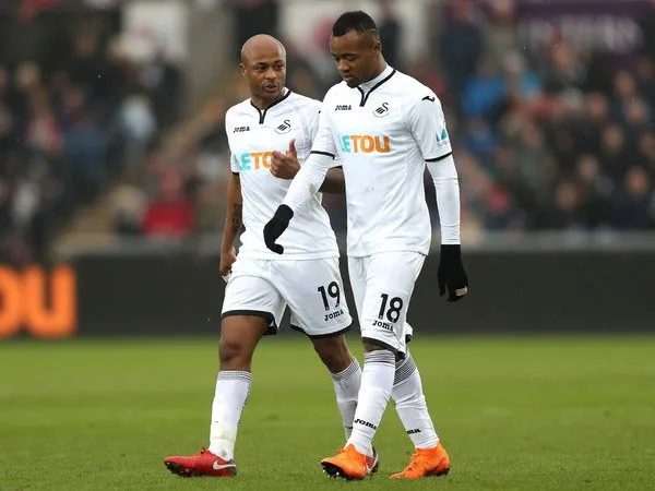 Taklukkan West Ham, Para Pemain Swansea Puji Penampilan Ayew Bersaudara